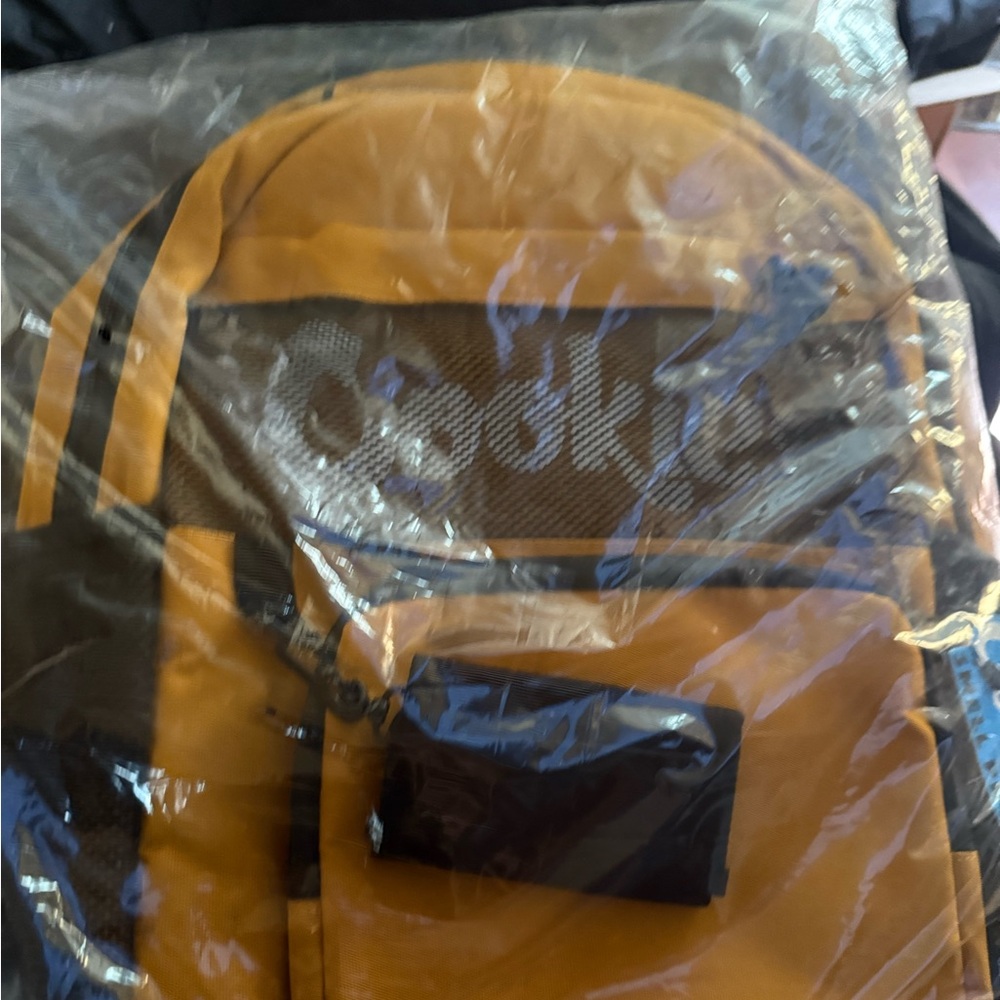 Yellow and Black Cookies Backpack